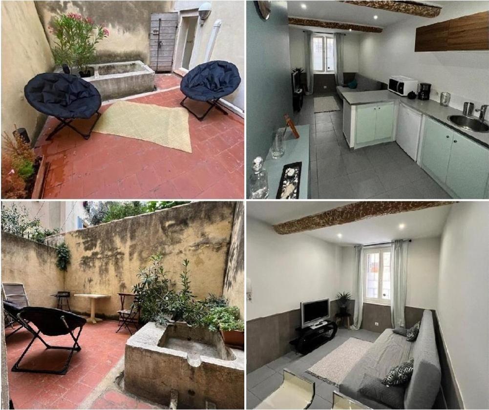 Apartment T2 Avec Cour Privee Au Coeur Du Panier- Vieux Port Marseille